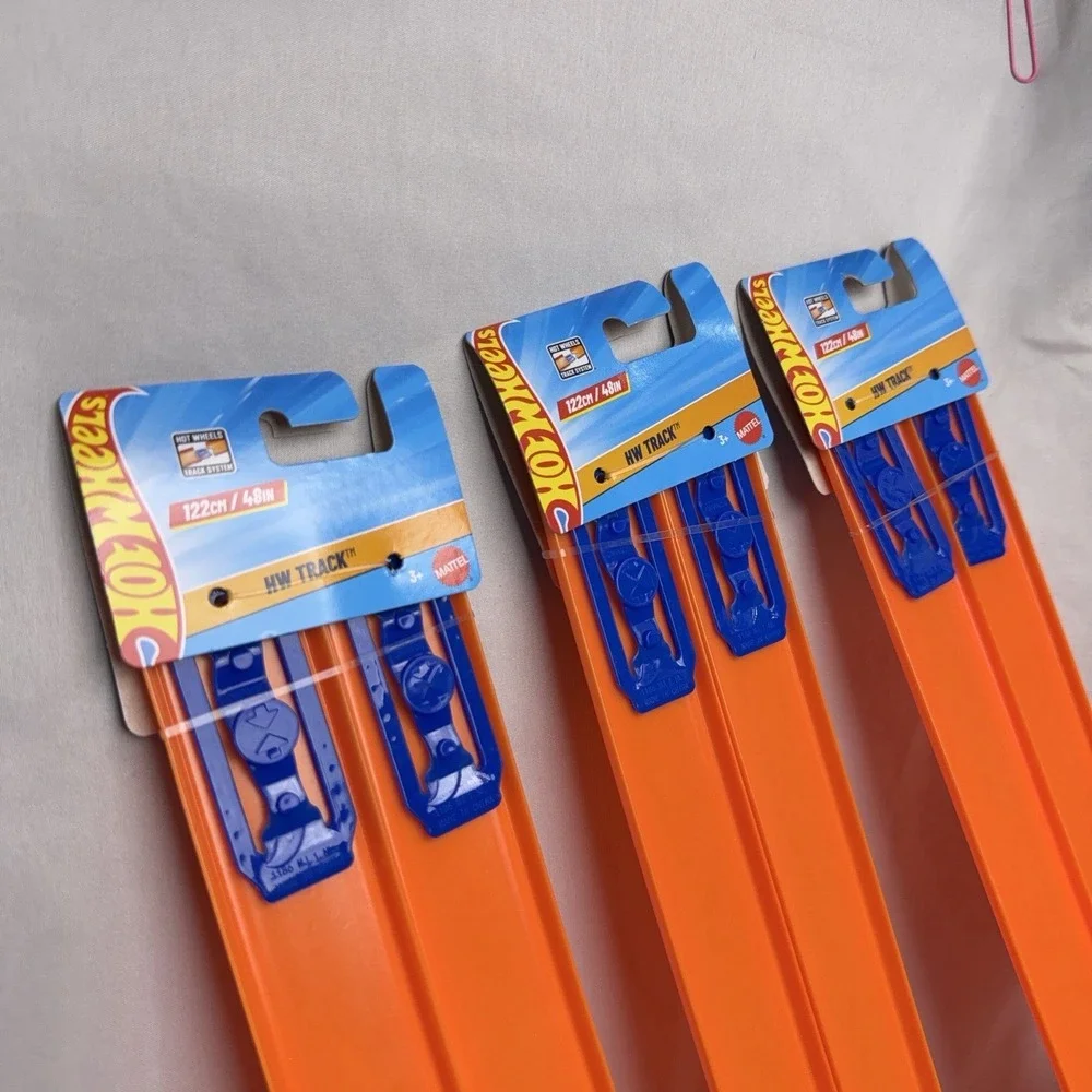 Hot Wheels Track Set Bundle 3 Packs 2 Tracks Build Your Own Diecast Track New
